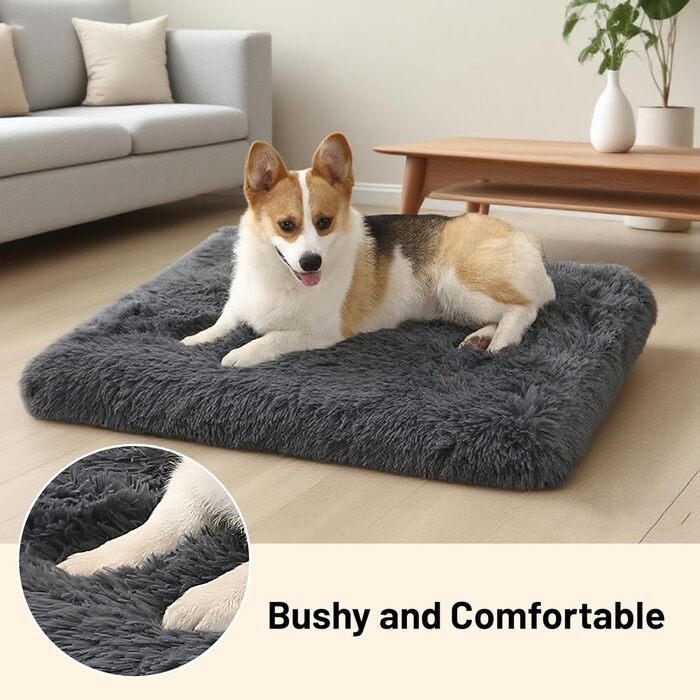 Крісло-ліжко для собак XL, 100x60x8 см: м'яке, зручне, з неслизьким дном