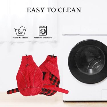 Зимовий теплий куртка для собак Babypet, водонепроникний, з блискавкою, світловідбиваючий, регульований, для великих і середніх собак (Lurcher, Saluki), розмір S (довжина спини 56-58 см), колір: темно-синій