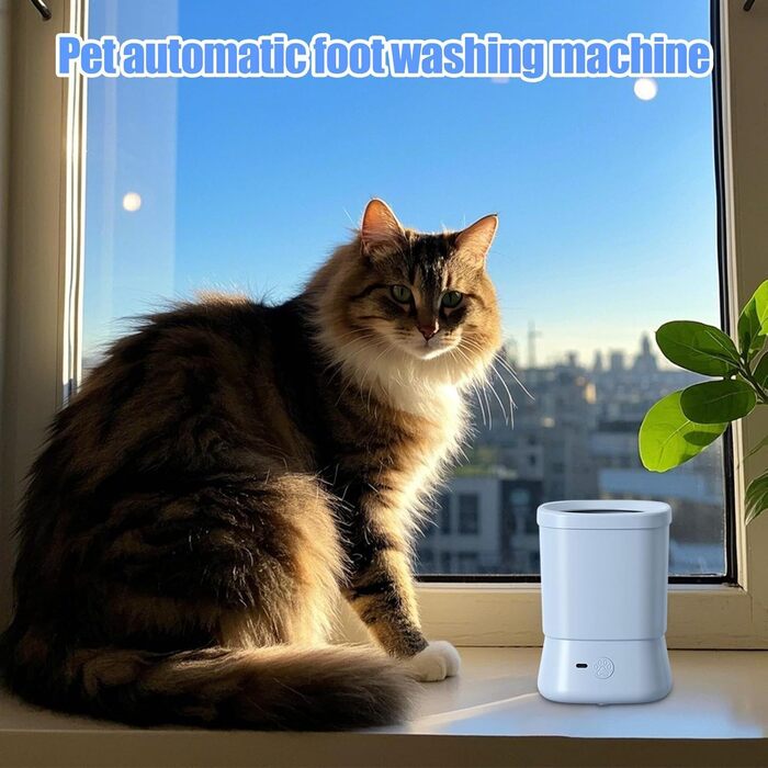 Автоматичний мийка лап для собак - блакитна. Швидка та зручна для кемпінгу, подорожей та щоденних прогулянок