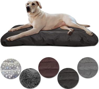 Підстилка для собак, лежанка, матрац для собак (Чорний Оксфорд, L:100x70x8 см)