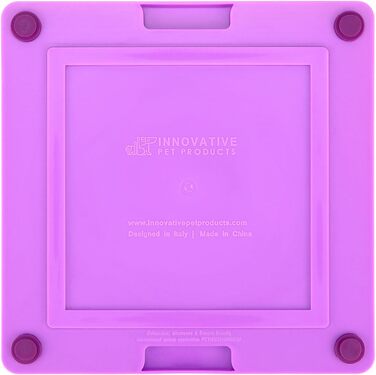 LickiMat PRO Tuff для собак: міцна інтерактивна килимок-іграшка для собак, заспокоює, альтернатива пазлам та повільному годувальнику, підходить для арахісової пасти, йогурту, корисних смаколиків, фіолетовий