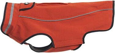Крузе Бастер - теплий софтшелл одяг для собак, водонепроникний та вітронепроникний, регульований, зручний (червоний чилі, Small/Medium)