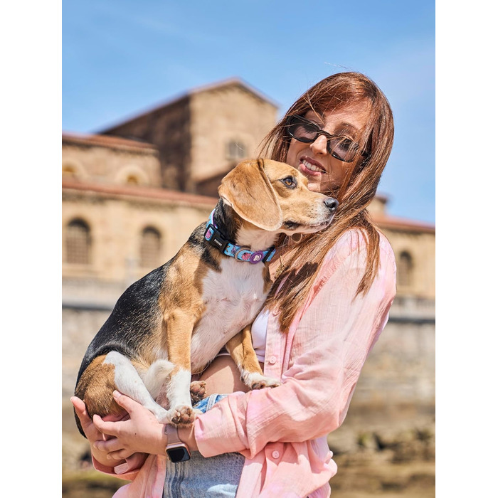 Нашийник для собак DUKIER, регульований, з неопрену, міцний, дизайн 