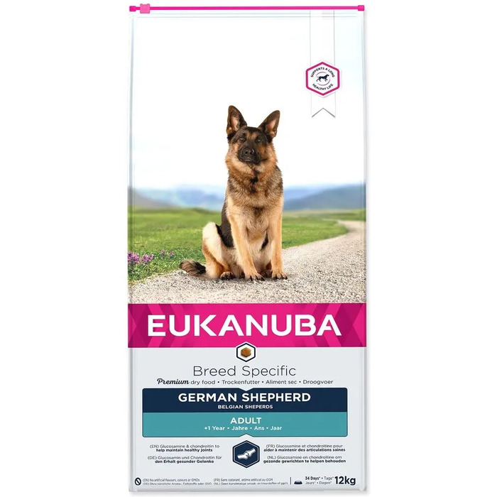 Сухий корм Eukanuba Adult для німецьких вівчарок, 12 кг