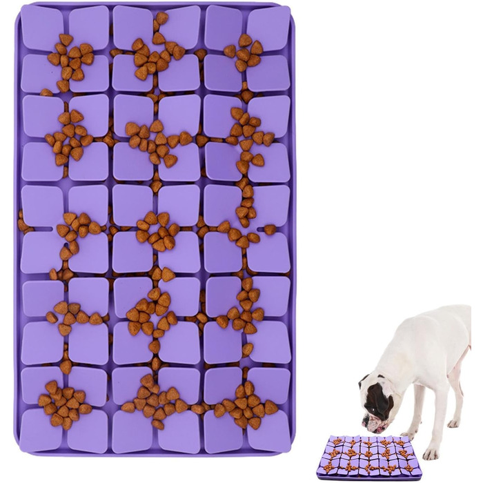 Силіконова килимок для собак з сильною фіксацією, для повільного годування, проти нудьги, підходить для собачого масла