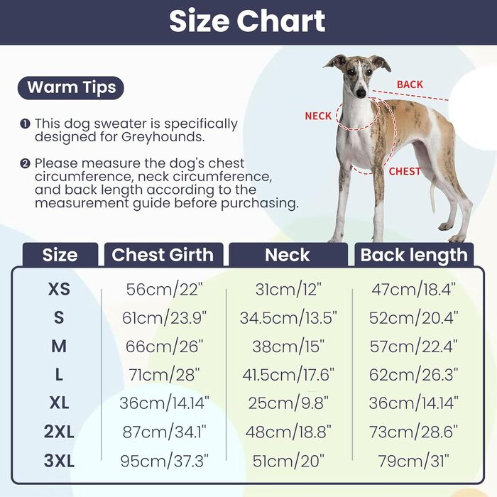 Светр для грейхаунда, теплий костюм для віндхаунда, костюм з високим коміром для маленьких собак, блакитний, розмір M
