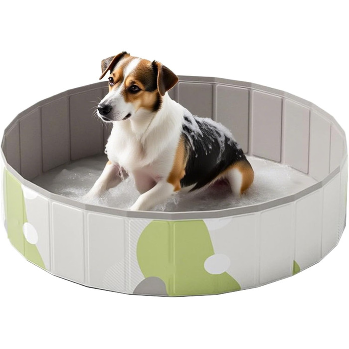Надувний басейн для собак та котів, 80/100 см | Зручний, портативний, літній басейн для тварин