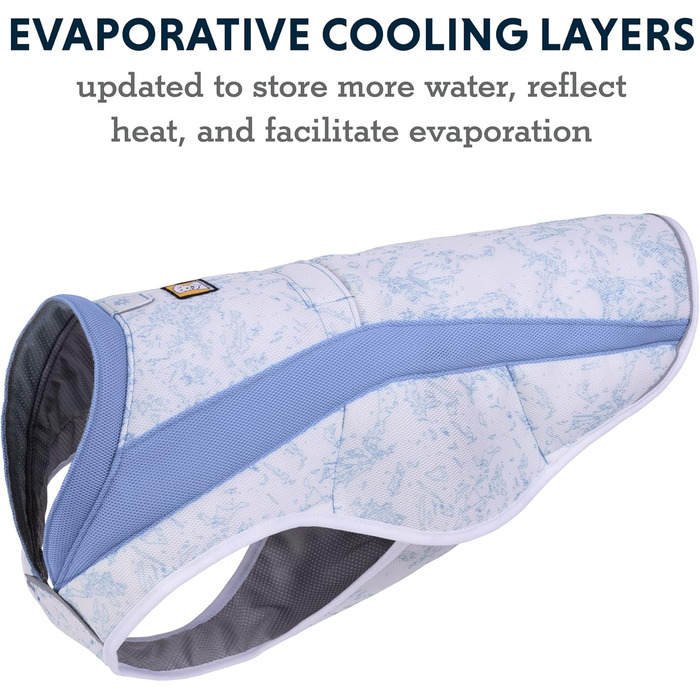 Охолоджувальний жилет для собак RUFFWEAR Swamp Cooler, SPF 50+, фіолетовий, XXS (33-43 см), максимальний захист від сонця та спеки, з отвором для шлейки