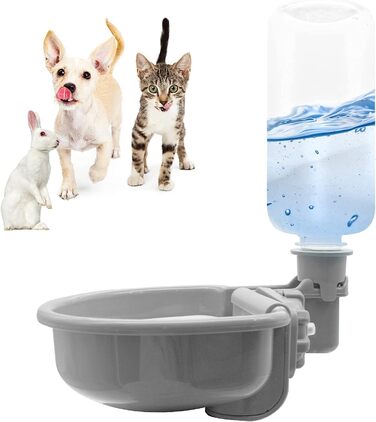Автоматична годівниця для води VANNON для собак, котів та інших дрібних тварин (453.6 г), сіра