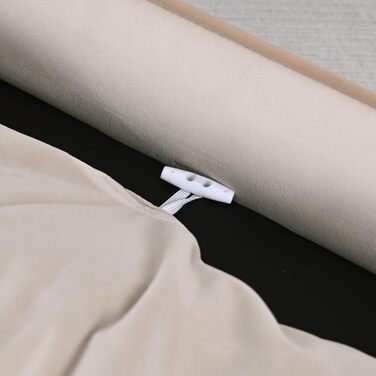 Диван для собак PawHut, знімний подушкою, знімний та пральний чохол, оксамит, 66 x 43 x 19,5 см, Бежевий