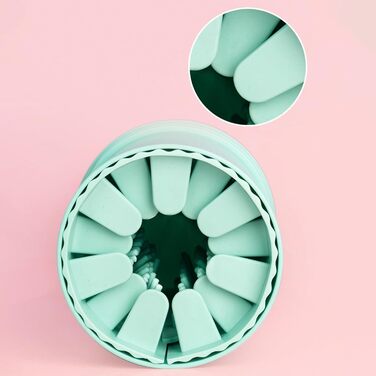 Очищувач лап для собак Hogvinnatil – мийка лап для собак, пристрій для миття брудних лап, щітка для собак, мийка лап для чутливих лап, екологічний, ефективний