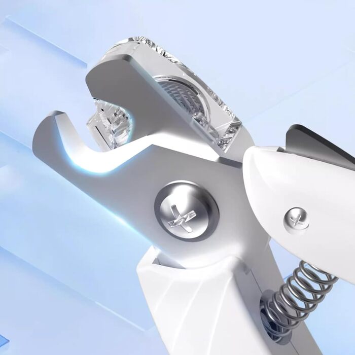 Тример для собак та котів з LED-підсвічуванням, запобігає розшаруванню. Аксесуар для догляду за домашніми тваринами, для дому (фіолетовий)