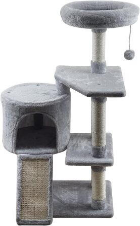 Дряпка для котів MIAO PAW 11Cat, сіра, сизаль