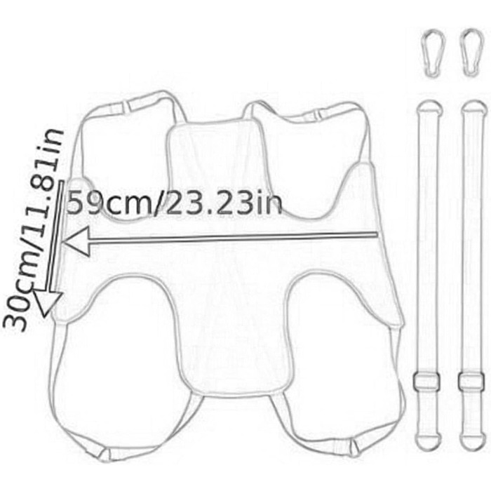 Гамманець для грумінгу OVIVER - зручний, портативний, сірий, L