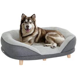 Диван для собак PawHut з миючоюся оббивкою, сірий, 90x78x25 см, до 25 кг