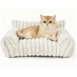 М'яке ліжко для собак та котів RANJIMA: зручне, пухнасте, миється, для кошенят та цуценят