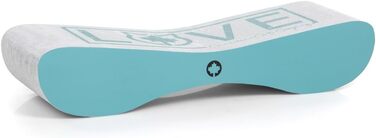 Кігтеточка для котів CanadianCat Company Satellite 2.0, бірюзова, картонна