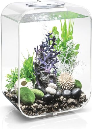 Акваріумний набір biOrb LIFE 15 LED, прозорий, 15 л, з фільтром, LED-підсвіткою, керамічним ґрунтом, акриловий