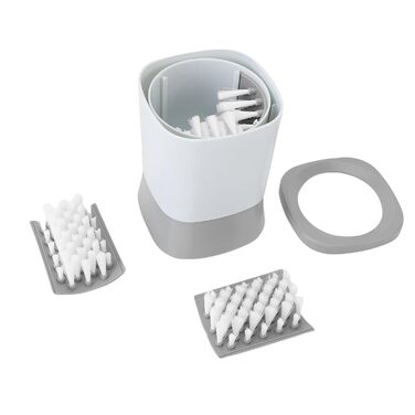 Електрична мийка для лап собак Fockety, автоматичний очищувач лап для цуценят, перезаряджається, білий, для собак та котів середніх розмірів