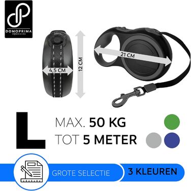 Нашийник для собак Domoprina: 3 розміри (S, M, L) та 4 кольори (сірий, блакитний, зелений, рожевий). Міцний та безпечний нашийник для вашого улюбленця. Рефлекторна стрічка.