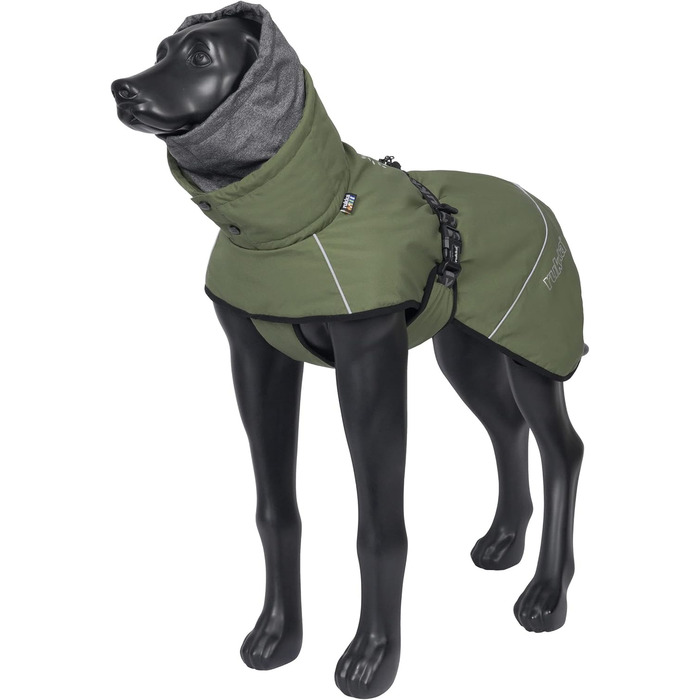 Тепла куртка Rukka Pets Warmup 2.0 для собак, зимова, темно-оливковий, розмір 70