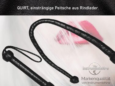Однорідна плеть QUIRT з натуральної шкіри