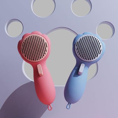 Щітка для тварин самоочисна, змушує збирати шерсть для собак/котів, підходить для всіх порід з довгою та короткою шерстю. Догляд за шерстю для довгошерстих котів