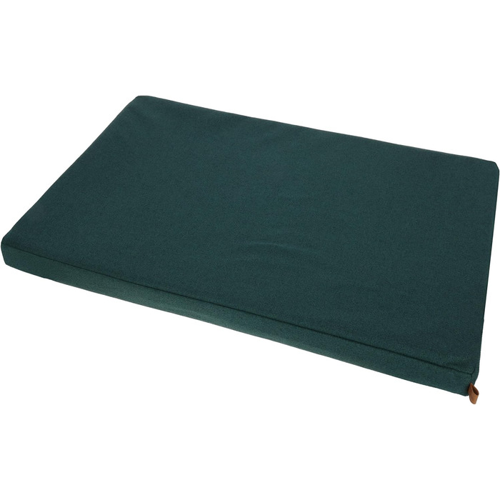 Матрац для собак Kerbl Oliver з піною з пам'яті, для собак з проблемами суглобів, ортопедичний, знімний чохол, Made in Italy, коричневий, 80x50x8 см