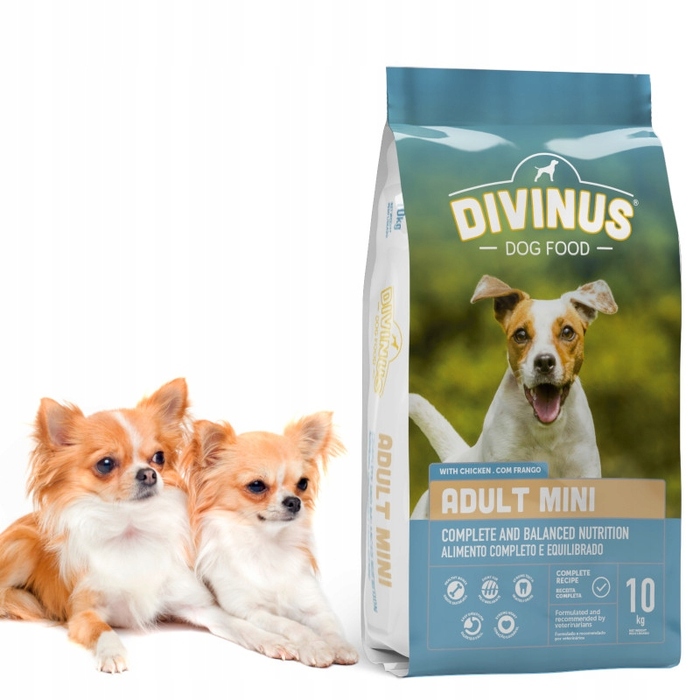 Корм для собак Divinus Adult mini з куркою, 10 кг