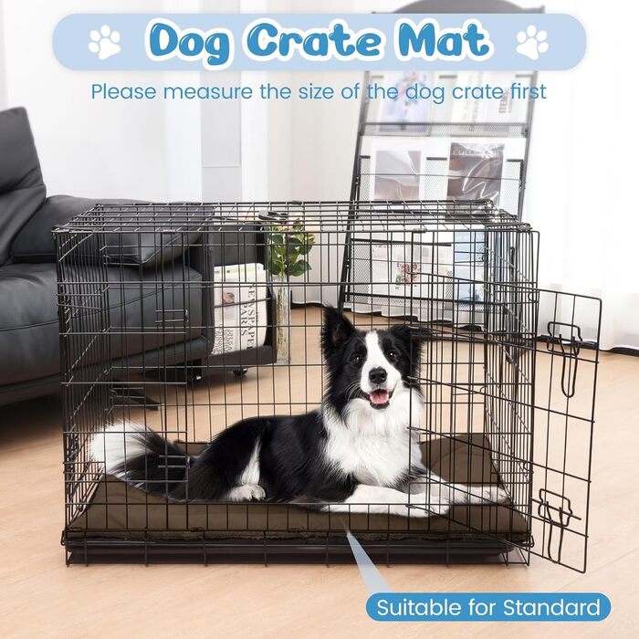 Крісло-лежанка для собак великих порід Baodan, 106x71 см, коричневе, з неслизьким дном