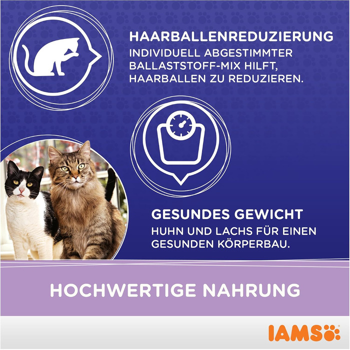 Сухий корм для котів IAMS Multi-Cat для домівок з кількома коштами, 15 кг