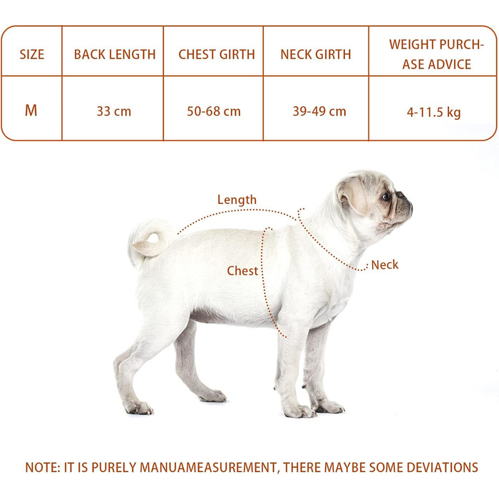 Костюм для плавання собак Chwimmwete Hai Hunde, яскравий, як акула (Помаранчевий, M)