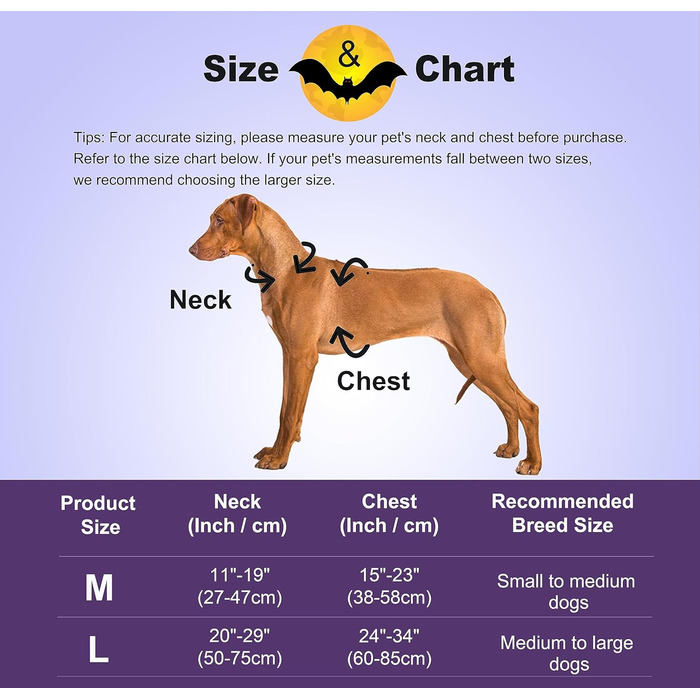 Костюм на Хелловін для собак: крила кажана, дракона, птаха. Підходить для великих, середніх та маленьких собак. Чорні крила кажана (L)