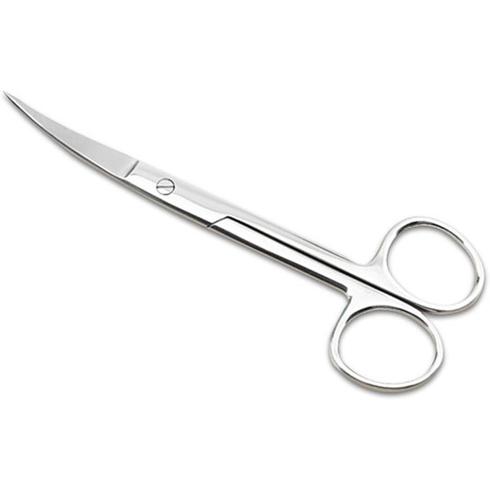 Ножиці для грумінгу тварин з нержавіючої сталі, 2 шт. (пряма та вигнута насадки)
