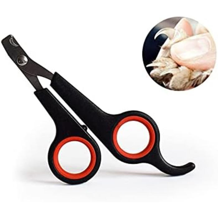 Ножиці для стрижки кігтів домашніх тварин, догляд за кігтями собак, котів, птахів, гризунів, кроликів, хоряків та інших дрібних тварин