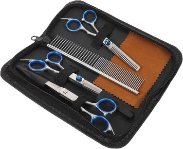 Професійні ножиці для собак Hohopeti: довговічні, з ергономічною ручкою, для грумінгу собак, котів та цуценят