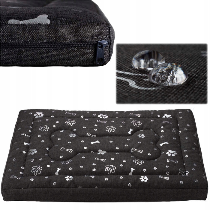 Лежанка-матрац для собак Welsti, сріблястий, 70 x 50 см