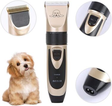 Електрична машинка для стрижки собак та котів - професійна, бездротова, тиха, перезаряджувана