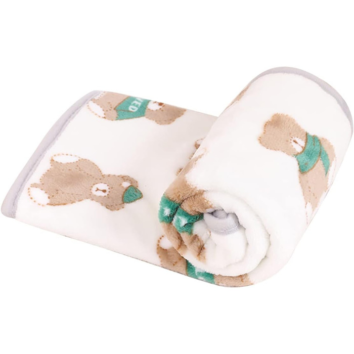 М'яка тепла ковдра для собак та котів з флісу, блакитна, розмір L