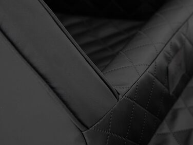 Крісло для собак, переноска для собак, лежанка для собак, переноски для тварин, заднє сидіння, ковдра для собак, корзина для собак, лежанка для котів, для маленьких собак, чорна шкіра, (46x46x31 см)