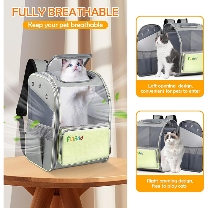 Hunderucksack ALLSOPETS для котів та маленьких собак, жовтий - складний, з матом для подорожей