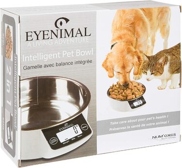 Інтелектуальна миска для тварин EYENIMAL NGGAM003 біла, 1 літр