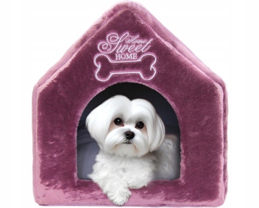 Будиночок-ліжечко для маленьких собак: затишна будка та м'яке місце для відпочинку