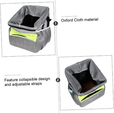 Дихаючий складаний кошик для тварин на велосипед LOLIPPYY, Oxford, знімний, водовідштовхуючий, для собак та котів