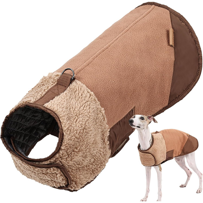 Зимовий одяг для собак, теплий, регульований, вітронепроникний, для цуценят та собак середніх розмірів, для дому та прогулянок