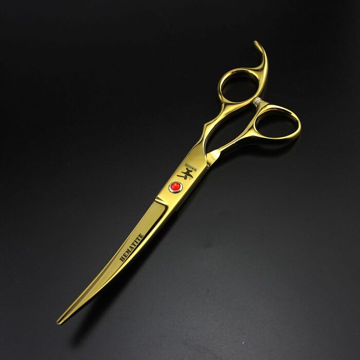 Набір професійних ножиць для грумінгу тварин Hämatit: ножиці, гребінець, серветка