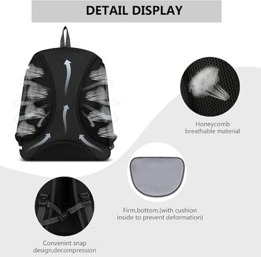 Рюкзак для собак та котів PETCUTE: зручний та практичний для подорожей, хаджінг, кемпінгу. Чорний колір.