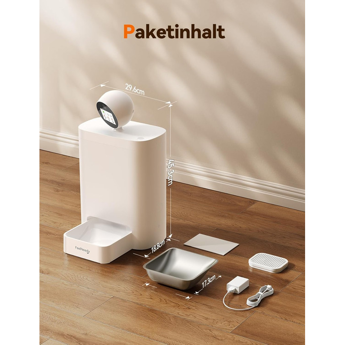 Автоматичний кормушка для котів FEELNEEDY з додатком