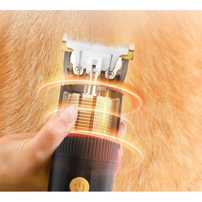 Професійна бездротова машинка для стрижки собак, котів та інших домашніх тварин