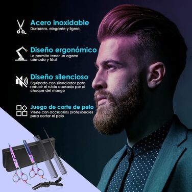 Набір 4 в 1 з 6 лезами, чорний колір